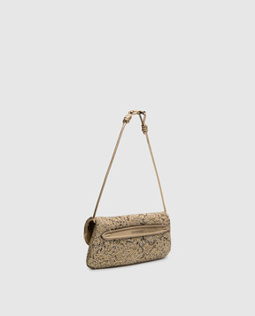 Ermanno Scervino Золотистий клатч з кристалами D493S800CTZJO