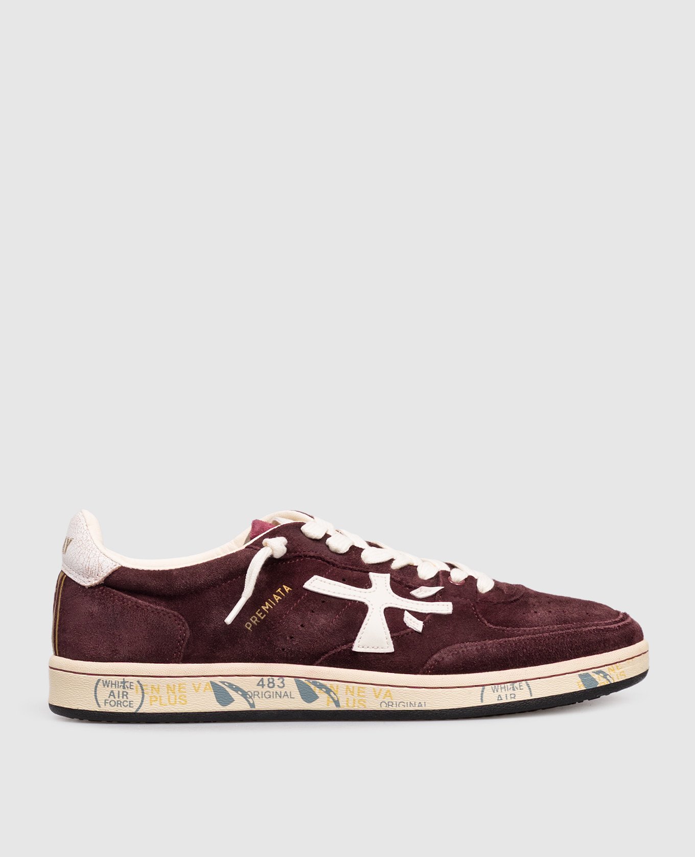 BSKT CLAY burgundy suede sneakers Premiata