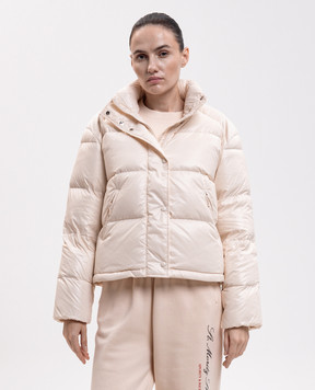 Sporty & Rich Пухова куртка кольору айворі OW06182315CR12