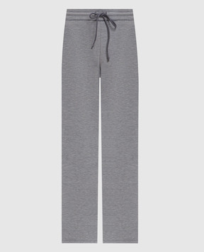 Max Mara Серые спортивные штаны FAUNO MMLFAUNO