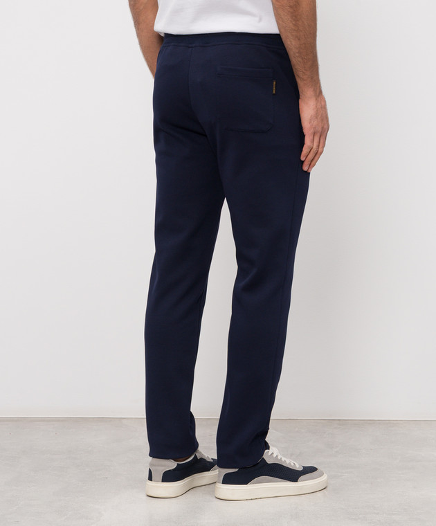 MooRER Сині спортивні штани CRISPIN CRISPINPANTALONEIT зображення 4