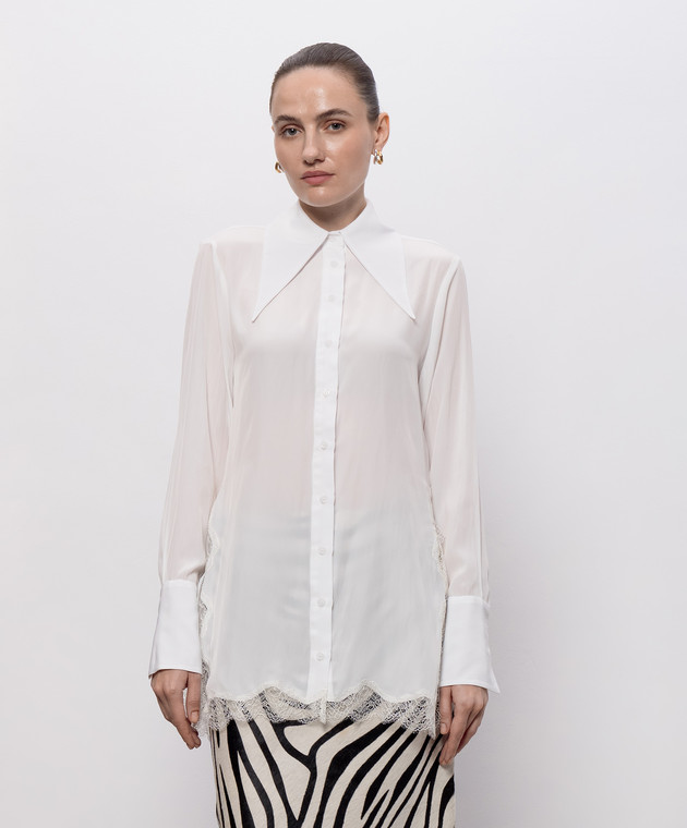 16Arlington Белая блуза Fiorella T468SS2604 изображение 3