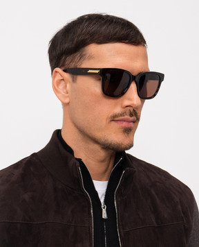 Bottega Veneta Коричневые солнцезащитные очки 861364V2Q30