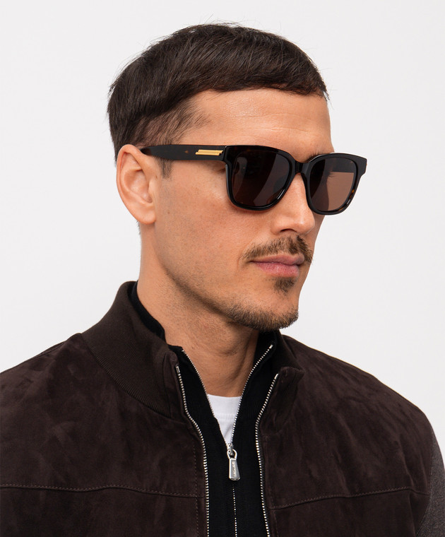 Bottega Veneta Коричневые солнцезащитные очки 861364V2Q30 изображение 2