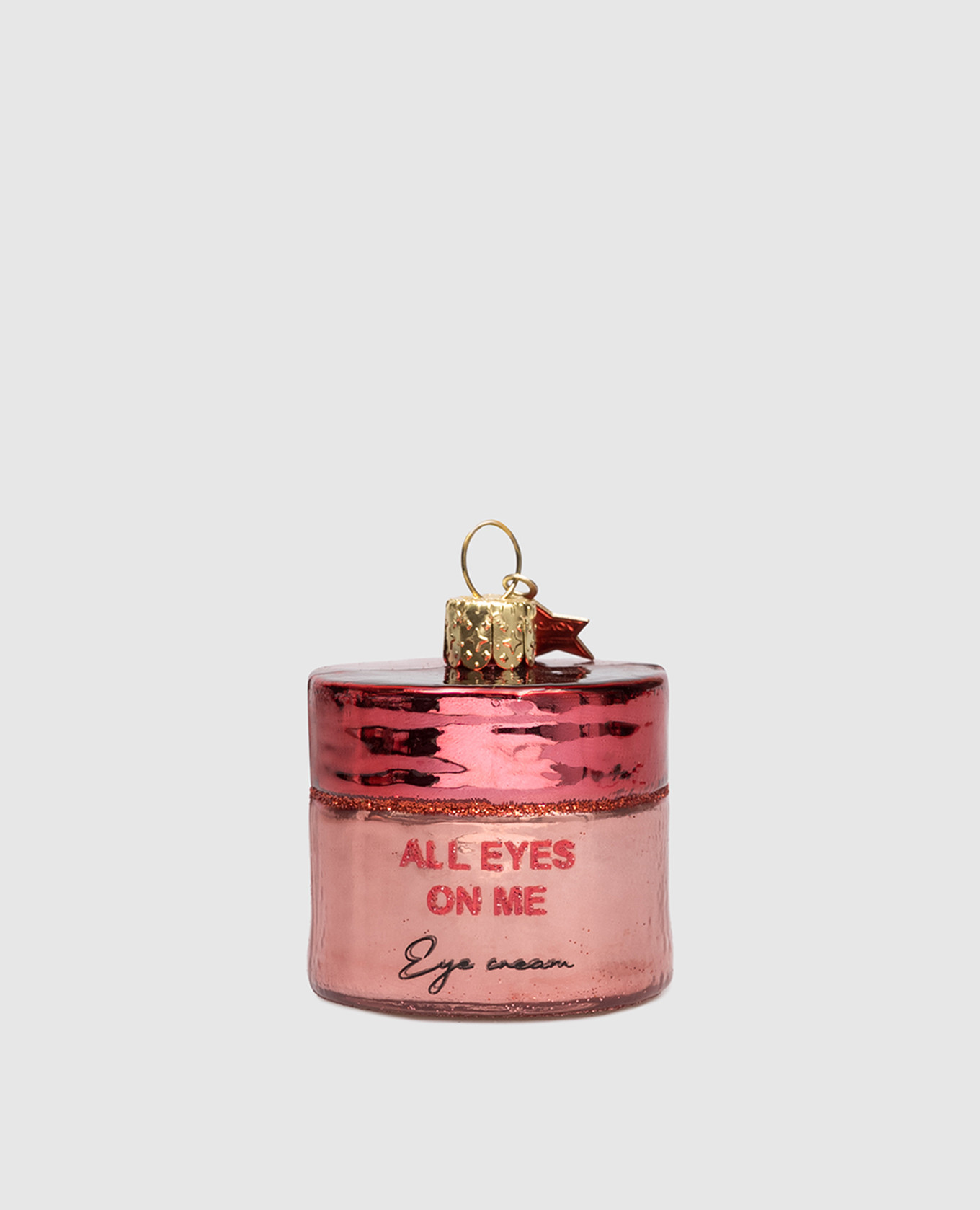 

Елочная игрушка Eye Cream, Красный, Елочные украшения