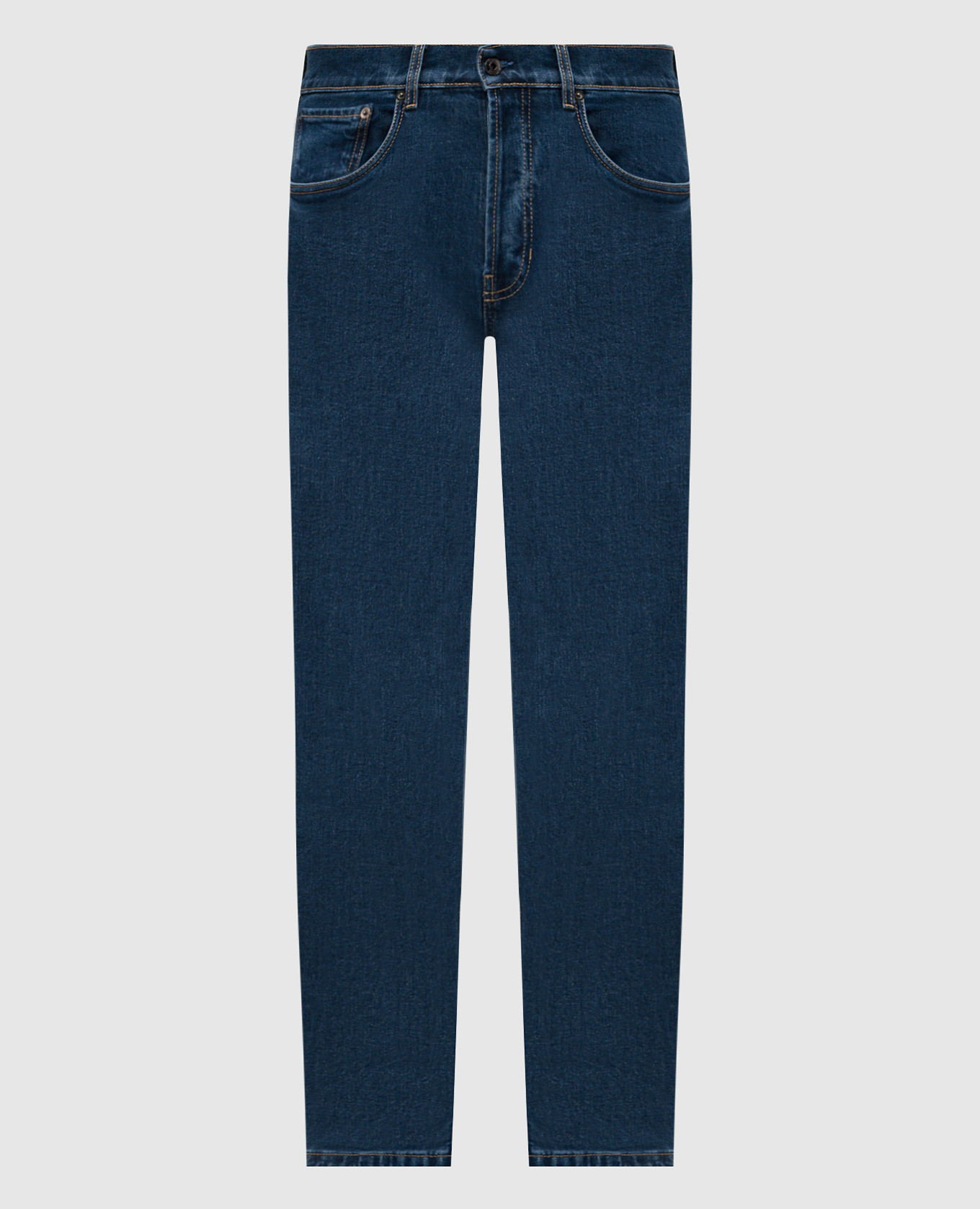 

Синие джинсы Candiani с логотипом патча, Синий, Зауженные джинсы