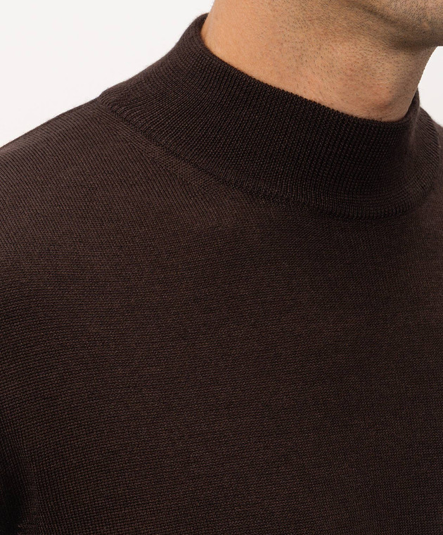 Cashmere&Whiskey Джемпер коричневого кольору 480 зображення 5