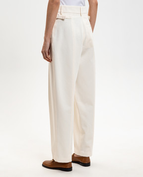 Givenchy Белые брюки с шерстью BW519E164D