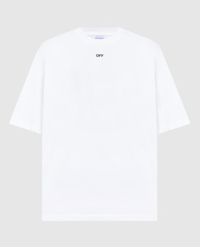 Off-White Біла футболка з принтом емблеми Chain Arrow 44MAA120S26J004