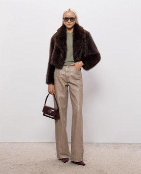 Allude Зеленый топ из кашемира 26511235