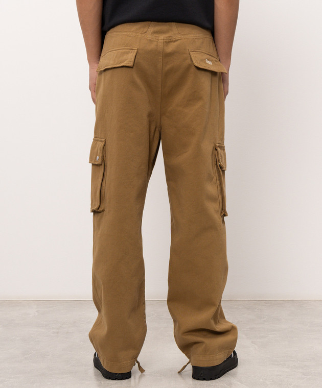 Rhude Коричневые брюки-карго RHFW26PA01321 изображение 4