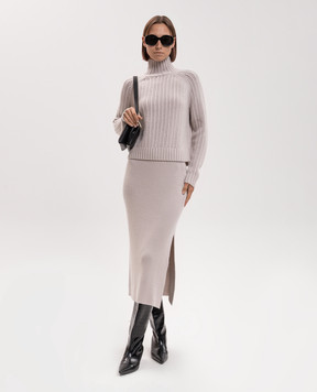 Allude Бежевий светр з вовни і кашеміру 26517092