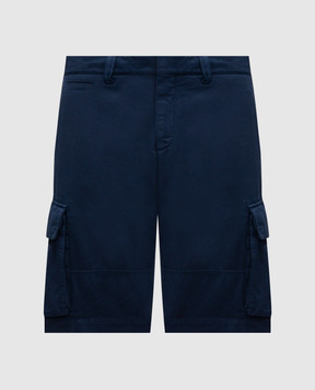 Brunello Cucinelli Сині шорти карго M252DL0510