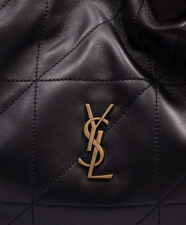 Saint Laurent Чорна шкіряна сумка-кісет JAMIE 862712AAB32 зображення 4