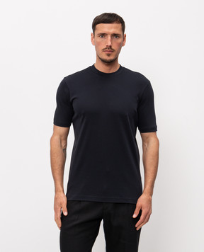 Stefan Brandt Синя футболка з бавовни ELIDELUXE185