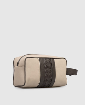 Serapian Бежевий несесер з принтом логотипа SRCANMML739524ABJ9