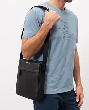 Trussardi Чорна шкіряна сумка Z590E006427NMBC03L33