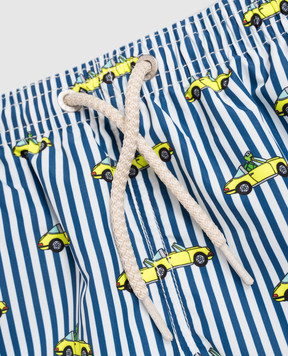 MC2 SAINT BARTH Дитячі шорти для плавання Jean Lighting з принтом JEA000402519L