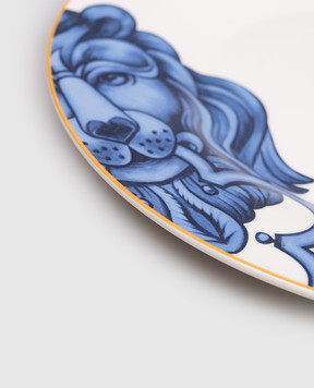 Geminiano Cozzi 1765 Біла порцелянова обідня тарілка El Leon TTCMI00289083