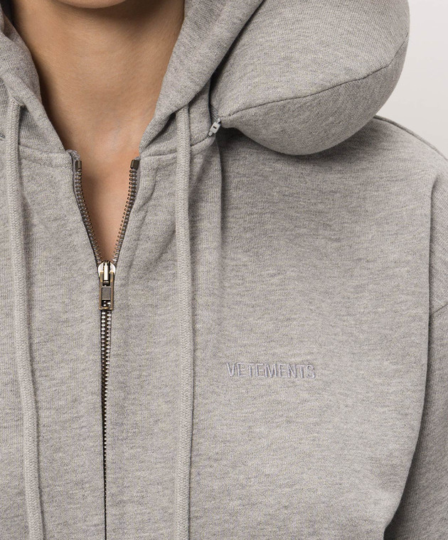Vetements Сіра спортивна куртка з подушкою MH27ZU153G зображення 5