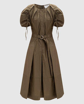 3.1 Phillip Lim Сукня міді кольору хакі E26291040CXT