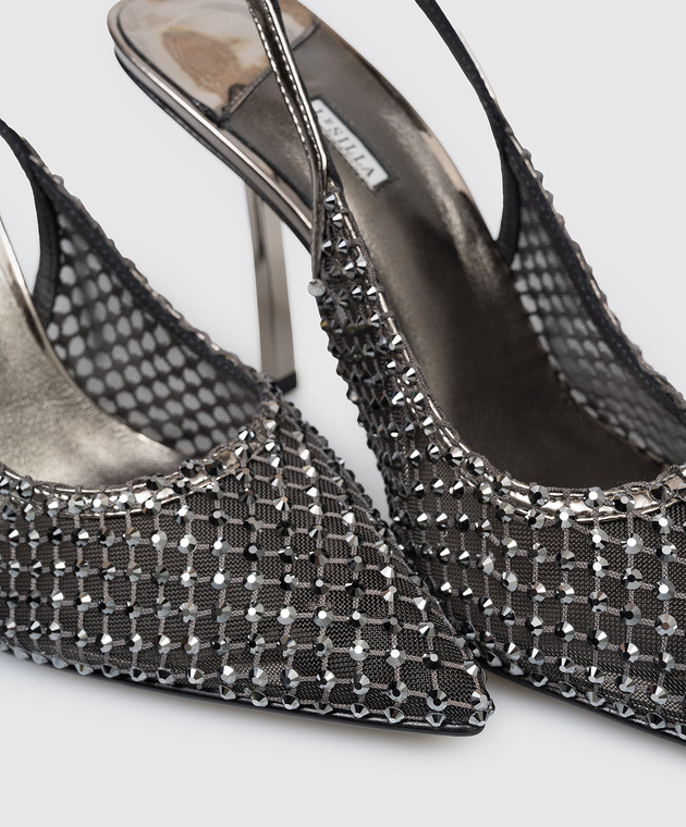 Le Silla Сірі слінгбеки Gilda з кристалами 2299U090G3PPSTE зображення 5