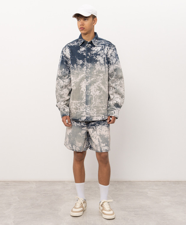 Off-White Джинсовые шорты City Nature 44MYC02CF26D002 изображение 2