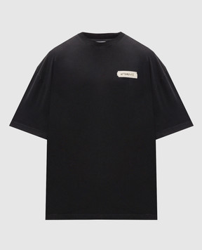 Vetements Черная футболка MH27TR146Bm