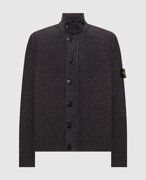Stone Island Сірий кардиган з вовною L2S155100047S00A3