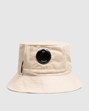 C.P. Company Дитяча бежева панама з логотипом CMX00NLOA04