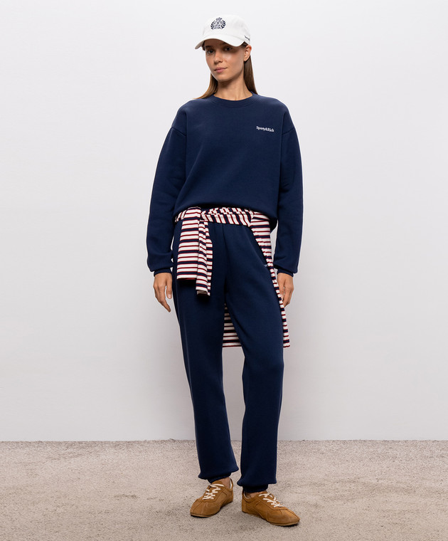 Sporty & Rich Синій світшот ST10384300BL106 зображення 2