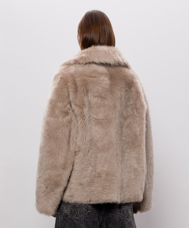 Babe Pay Pls Бежева укорочена дублянка 2331CASHMERE зображення 4