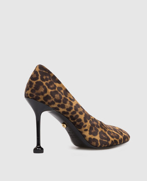 Babe Pay Pls Коричневые замшевые туфли в принт 211927ZA