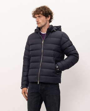 Moncler Синяя пуховая куртка Arneb L20911A00114549SK