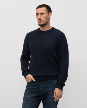 Trussardi Синій джемпер з кашеміру з емблемою M0208000022NMK611K15