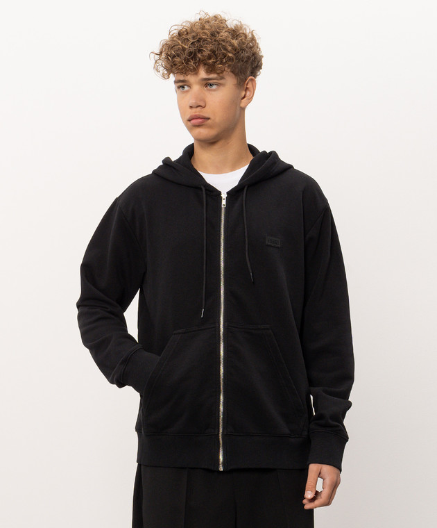 Maison Margiela MM6 Чорна спортивна куртка з нашивкою логотипа SH2HG0009M25013 зображення 2
