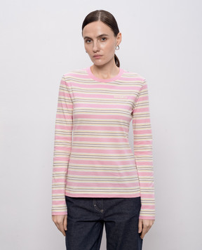 Max & Co Рожевий лонгслів MEDUSA в смужку MCOMEDUSA