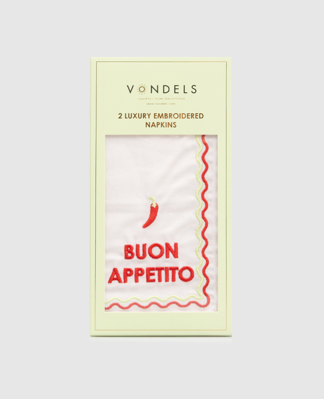 

Набор белых сервировочных салфеток BUON APPETITO со льном, Белый, Салфетки