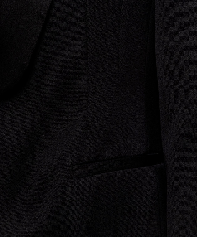 Brunello Cucinelli Чорний жакет з вовни MD0017068 зображення 5