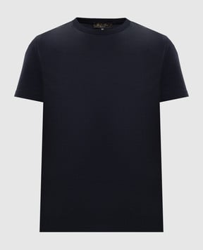 Loro Piana Синяя футболка My-T FAO5498sh
