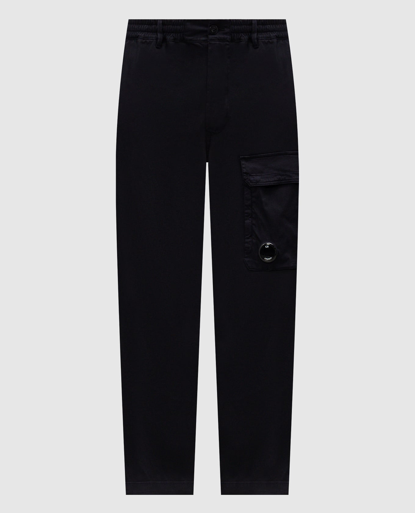 Синие брюки с патчем