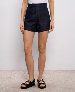Max Mara Синие джинсовые шорты CALCA MXMCALCA