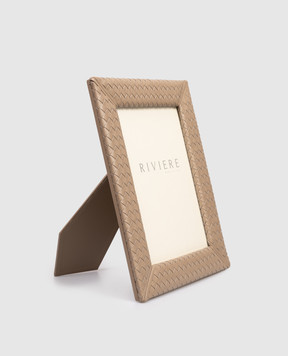 Giobagnara Коричнева шкіряна фоторамка Nora F3INTRV105