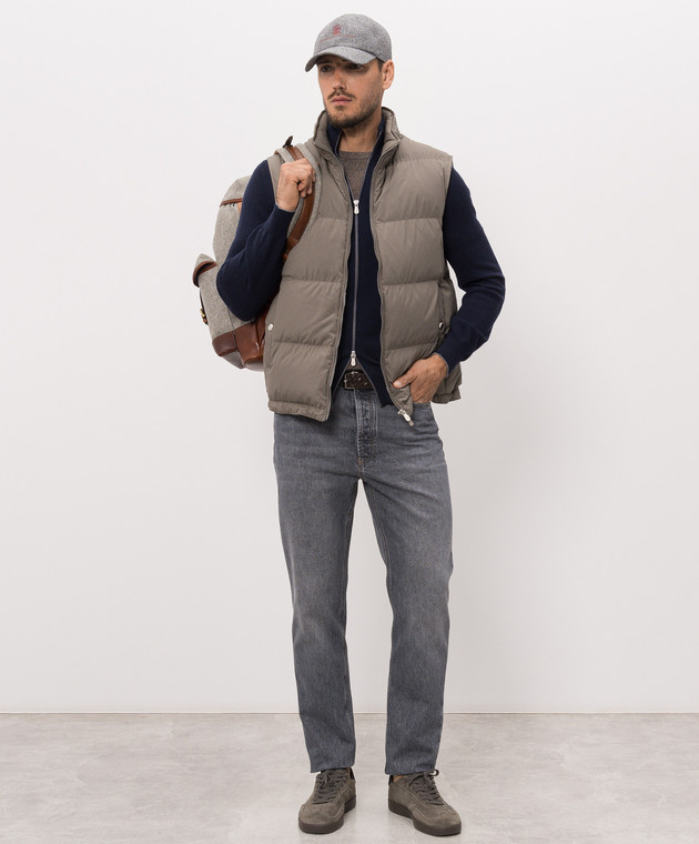 Brunello Cucinelli Сині джинси з ефектом потертості M229PO2090 зображення 2