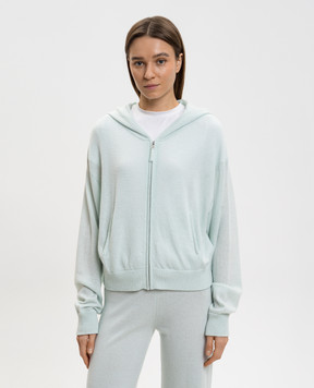 Allude Зеленая спортивная куртка из шерсти и кашемира 26217700