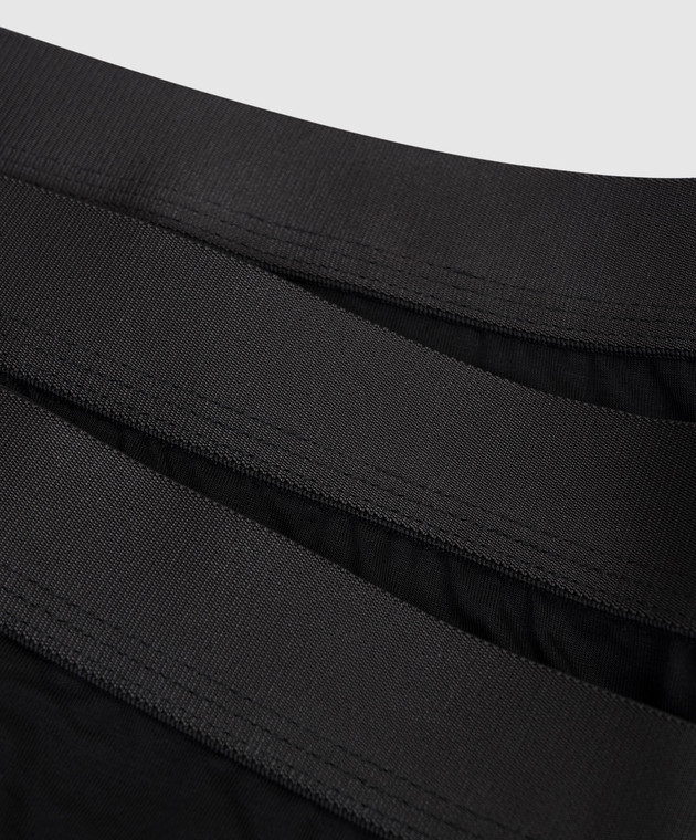 CDLP Набір чорних трусів боксерів-транків з візерунком логотипа MUW001011623 зображення 3