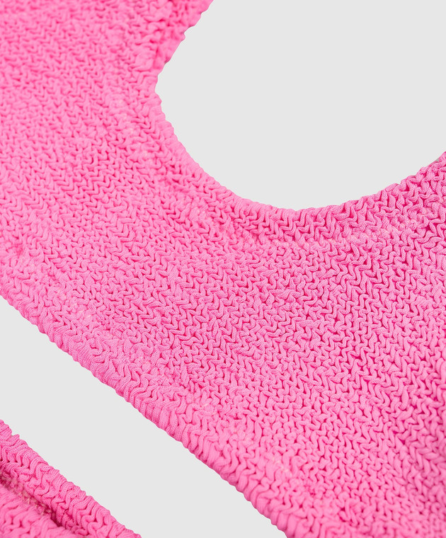 MC2 SAINT BARTH Дитячий рожевий гофрований купальник Baker BAK000200044L зображення 3