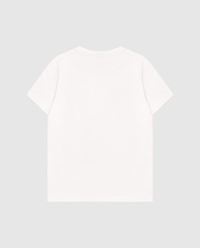 Versace Дитяча біла футболка з логотипом 10183421A16958