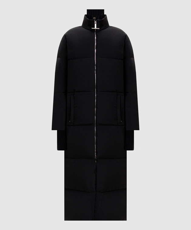 Thom Browne Черный пуховик FOR131XF1095