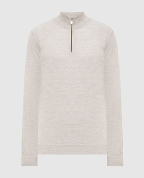 Brunello Cucinelli Меланжевий джемпер сірого кольору M2400124